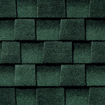 GAF Roof Shingle Color Hunter Green, Houston