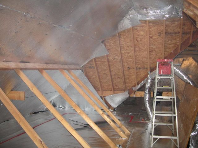 Radiant Barrier, Attic Insulation, The Woodlands, Spring, Conroe, Texas