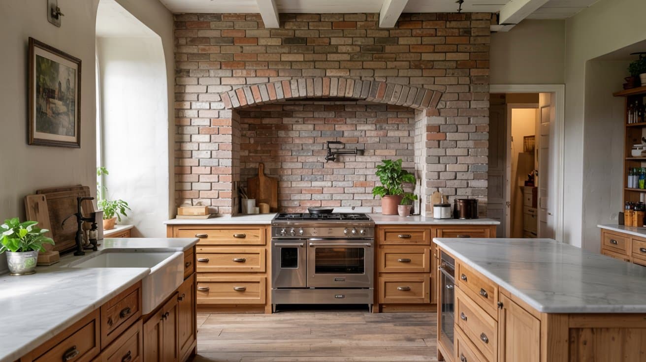 Brick or Stone Accent Wall