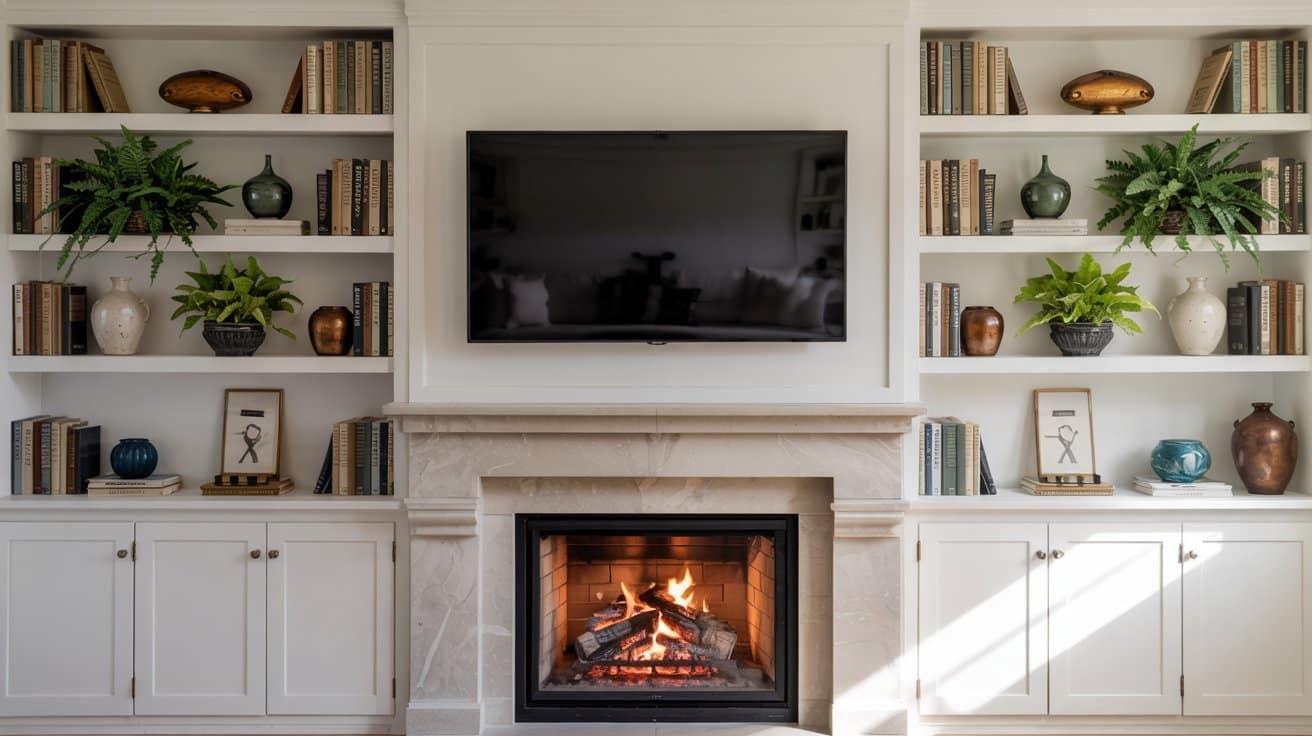 Combine with Shelving or Built-Ins to Balance Proportions