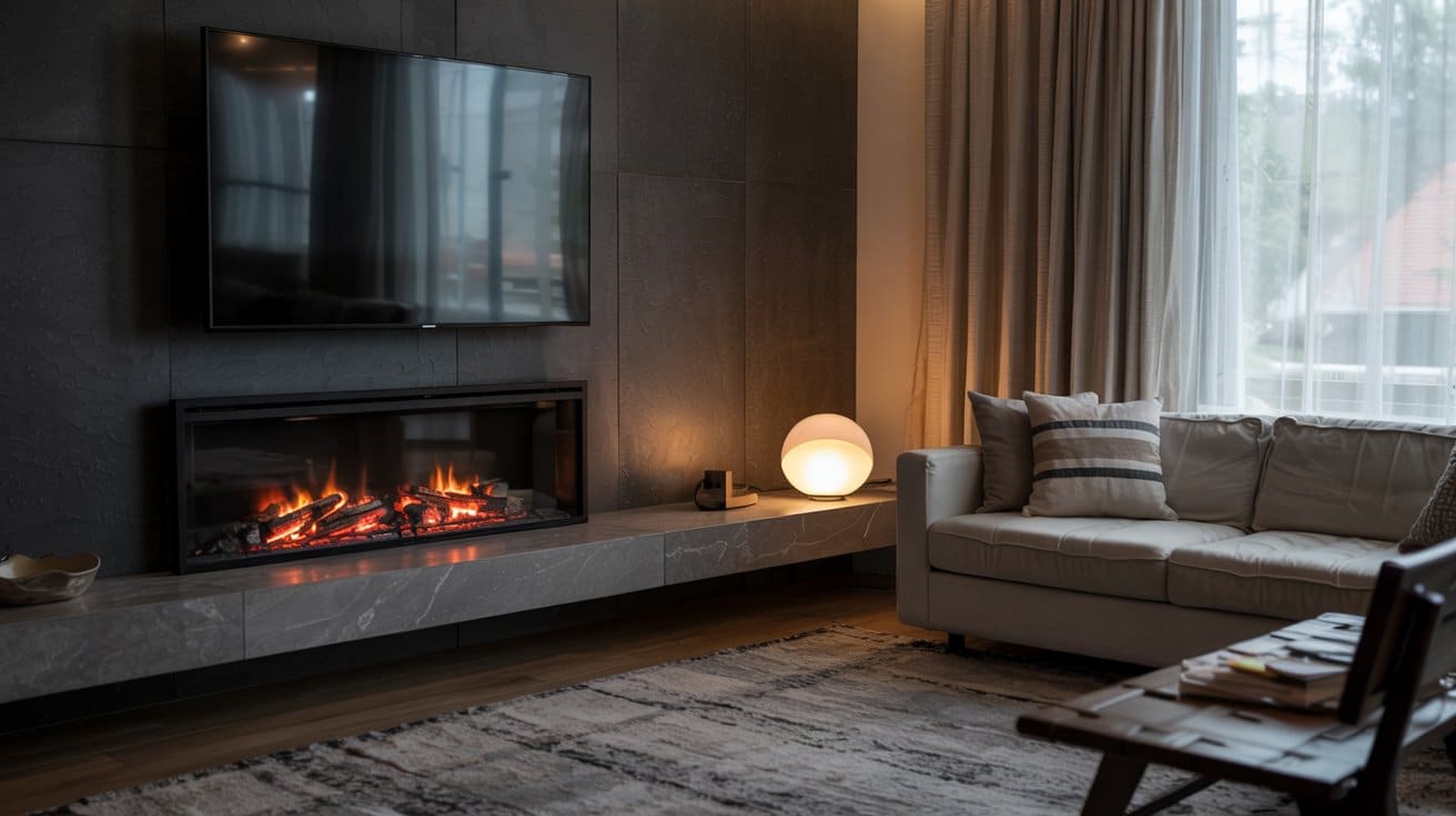 Place on a Dark Accent Wall for Visual Integration