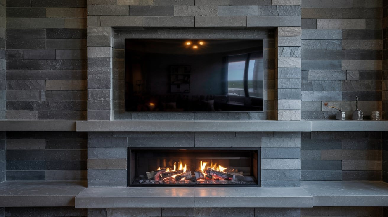 Use Heat-Resistant Materials on the Wall Behind the TV