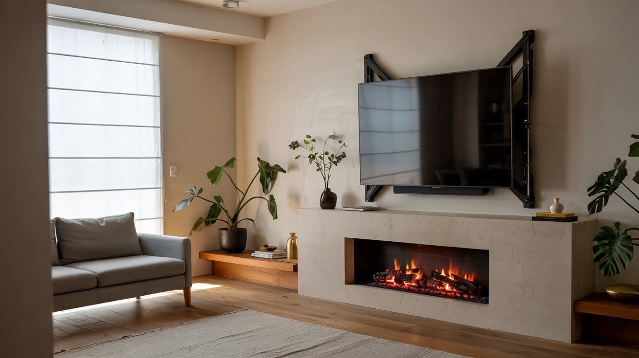 Use a Tilt or Pull-Down Mount for Ergonomic Viewing