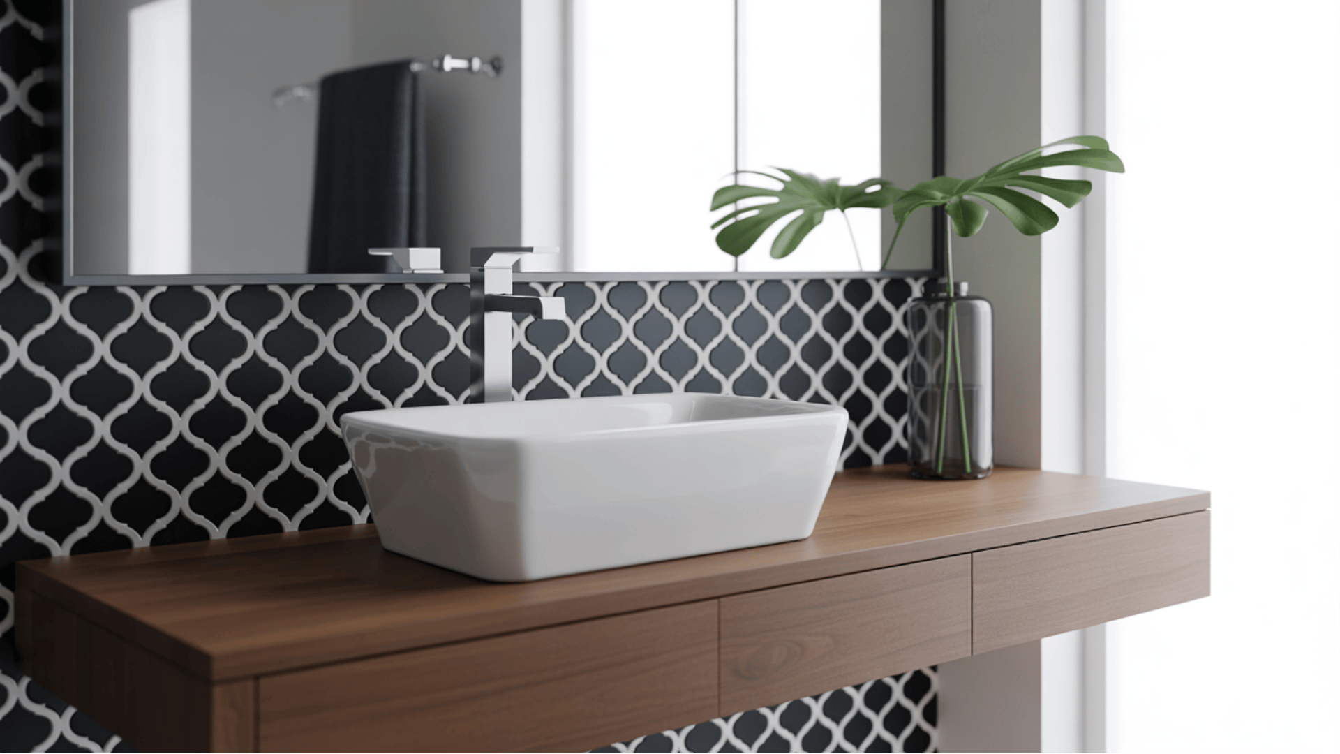 add peel and stick backsplash