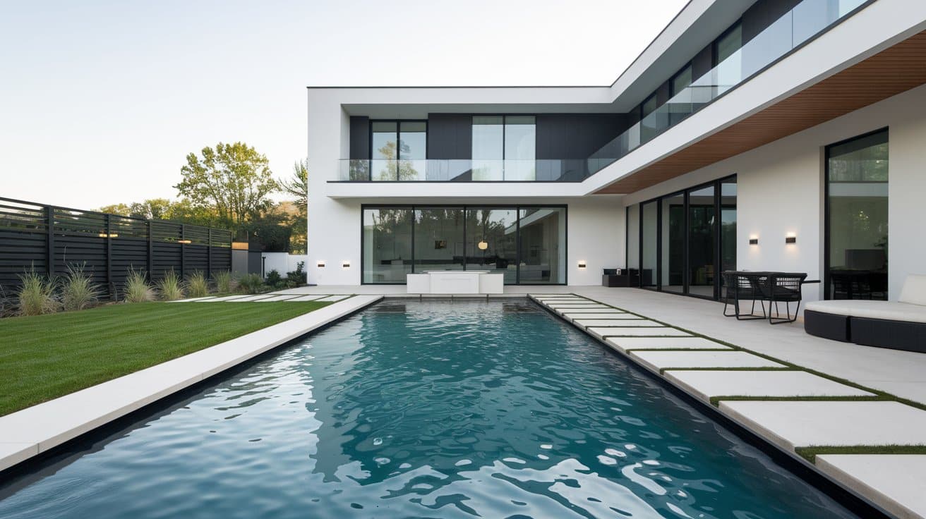 bold black and white contrast