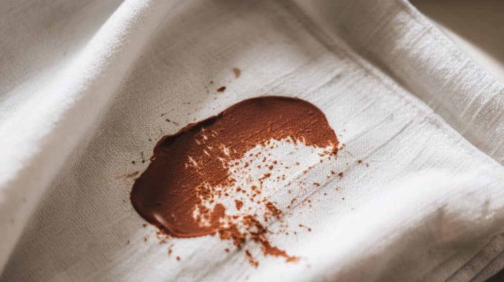 chocolate stain removal