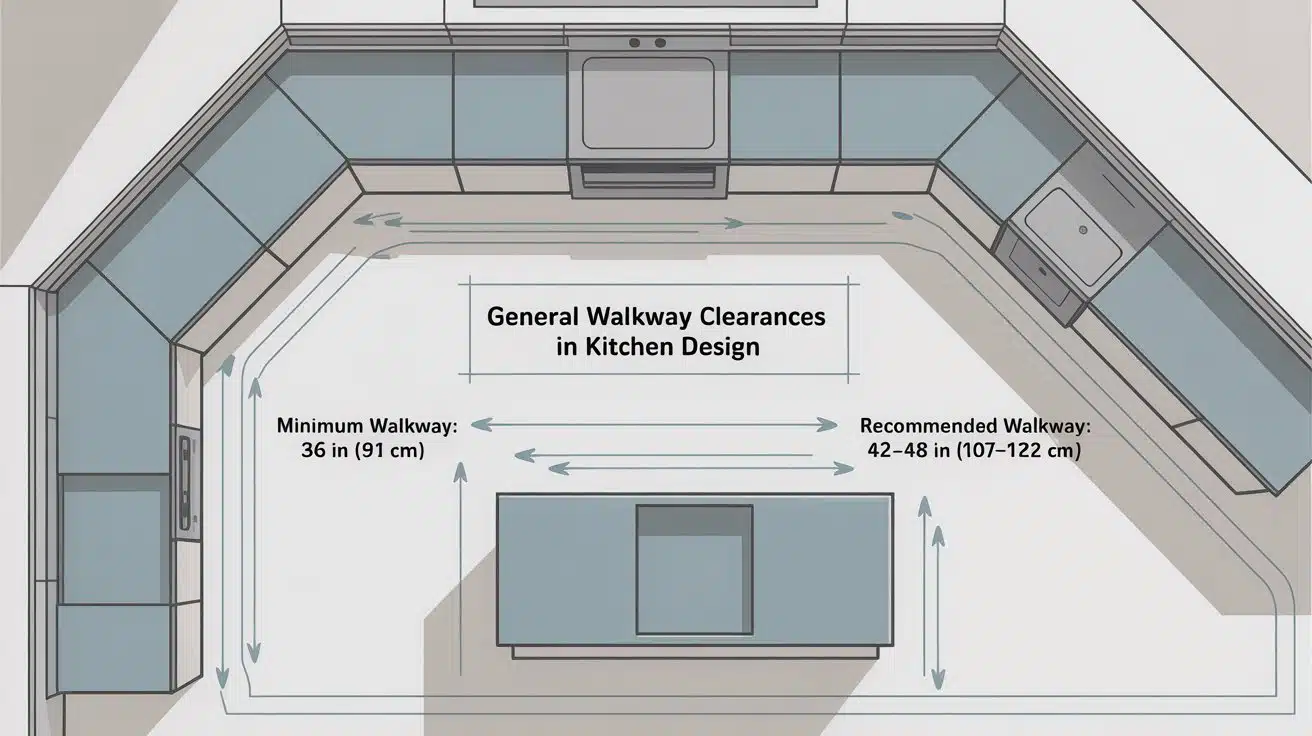 general walkway clearnace