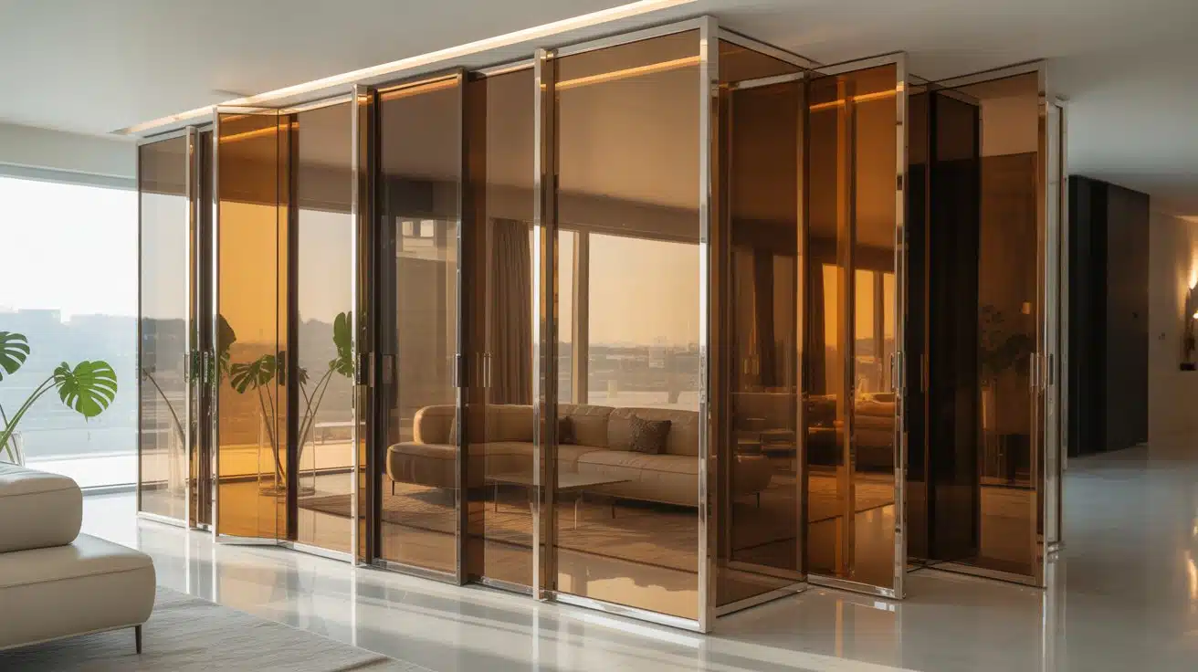 glass panels