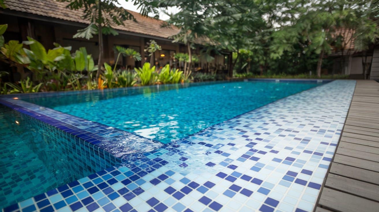 gradient blue waterline