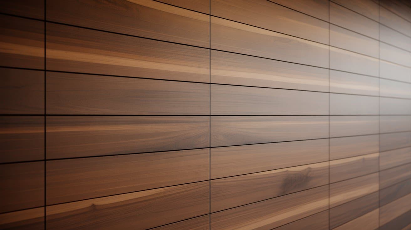 horizontal wood panels