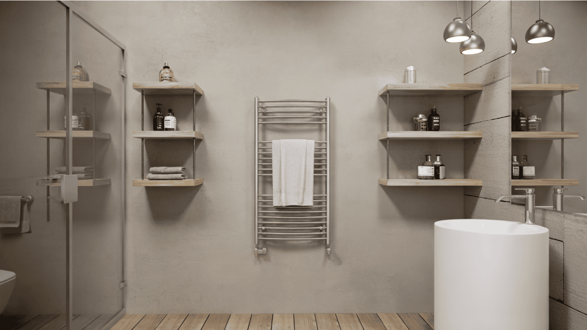 install floating shelves