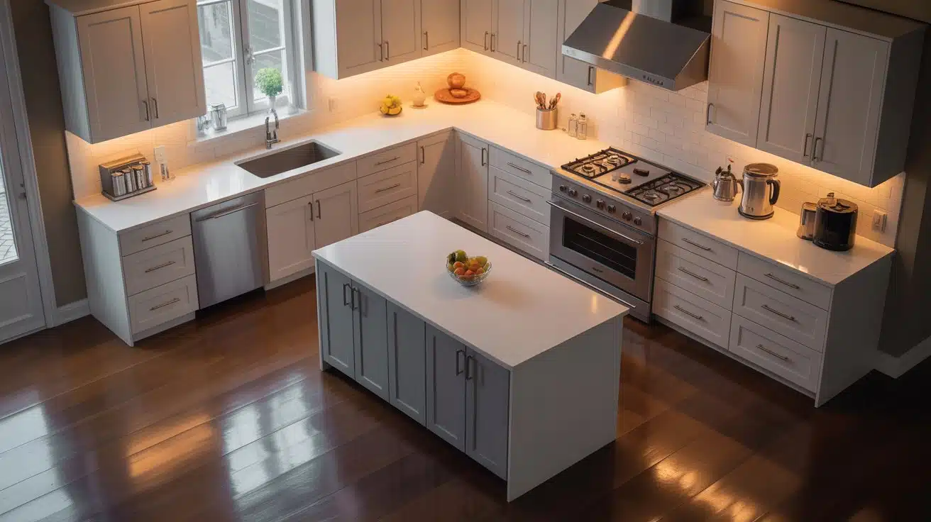 l shaped kitchen