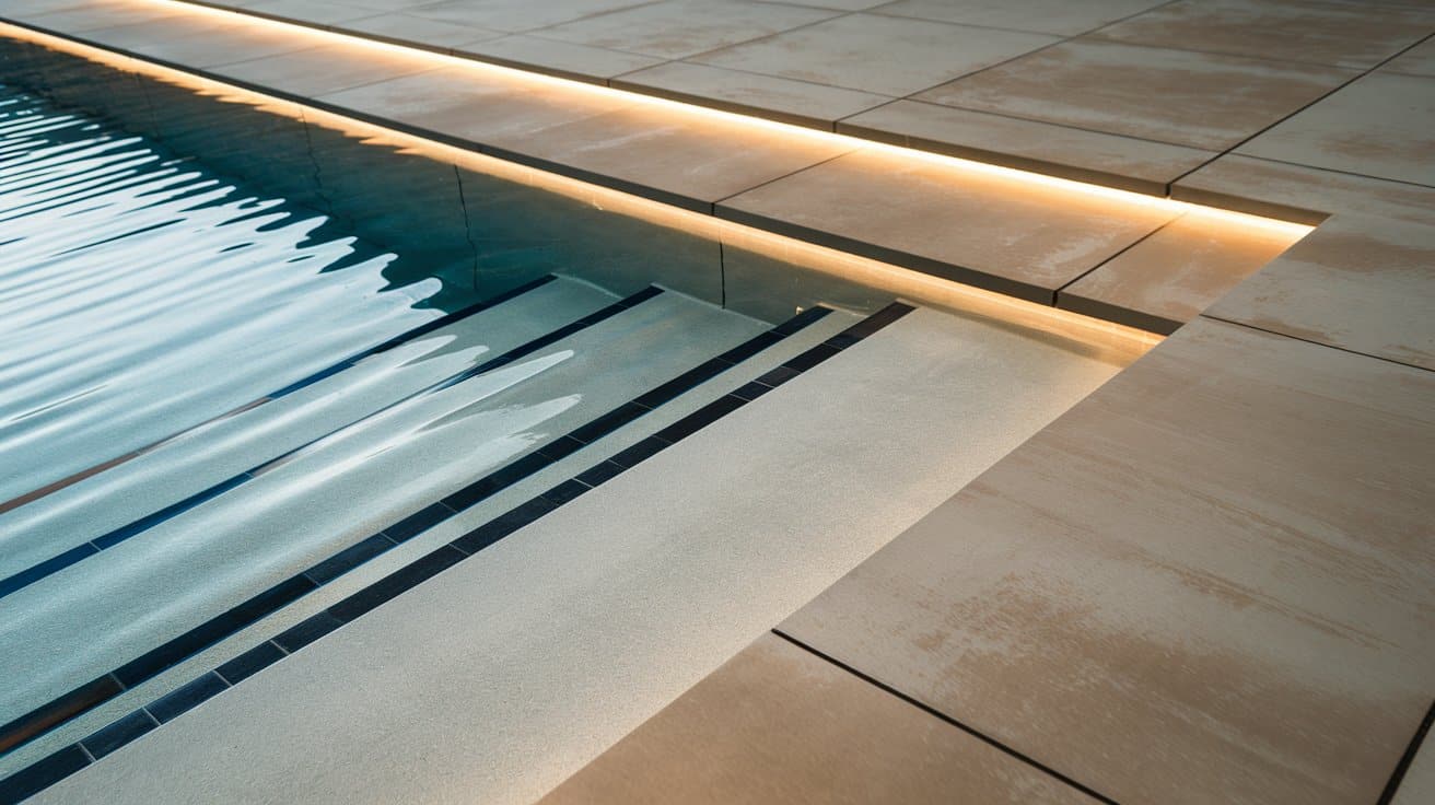 large format porcelain bands