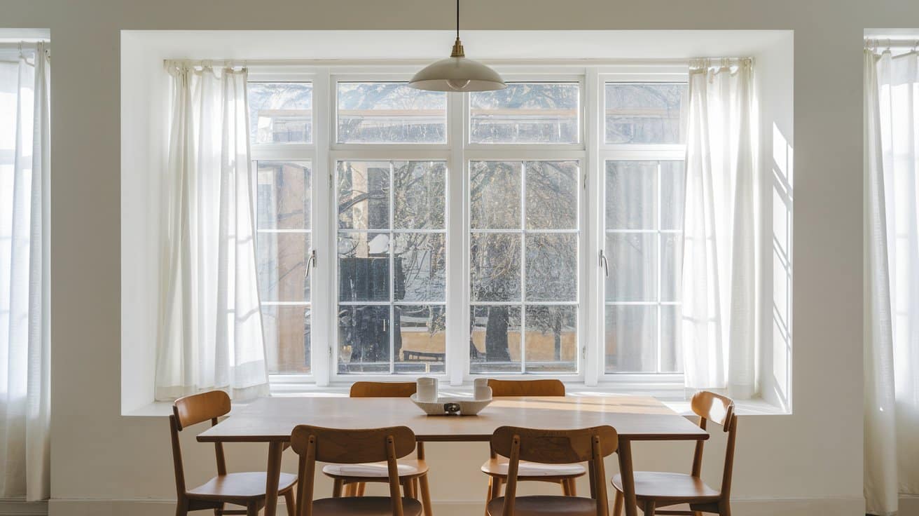 matte white boxed in casing