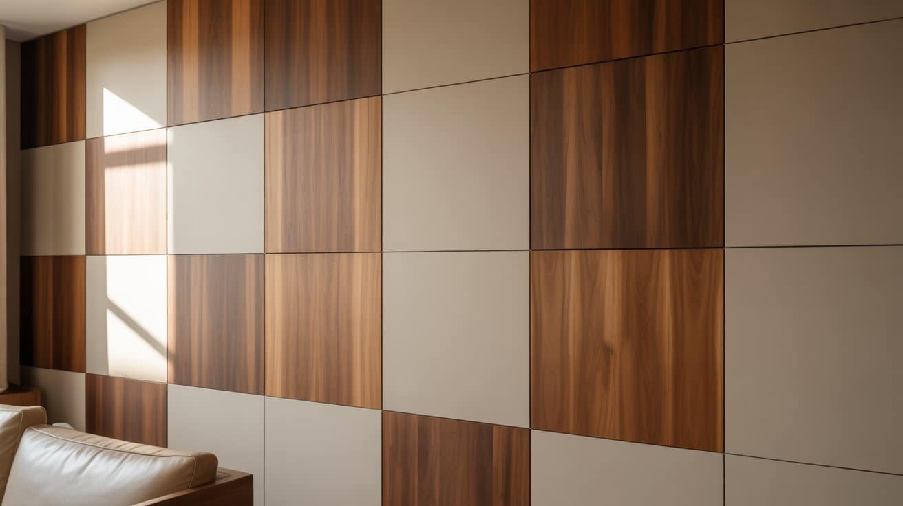 mix of wood and paint