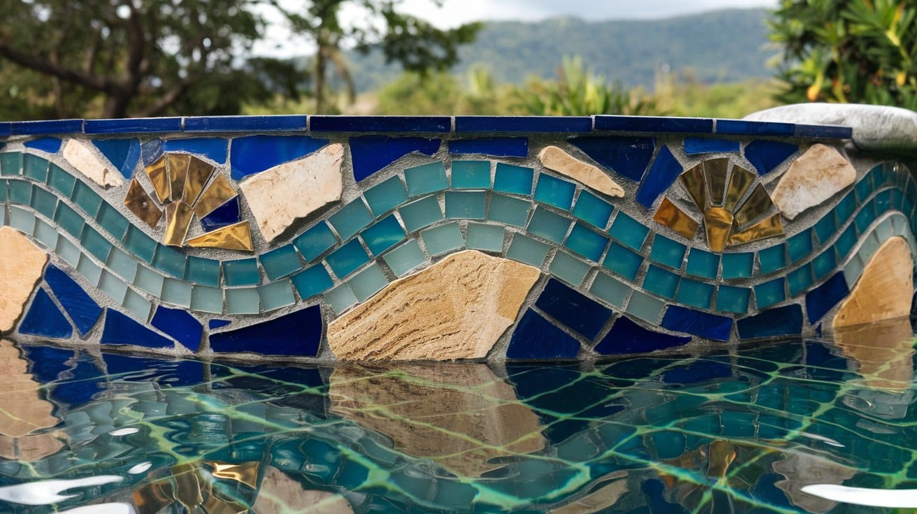 mixed material mosiacs