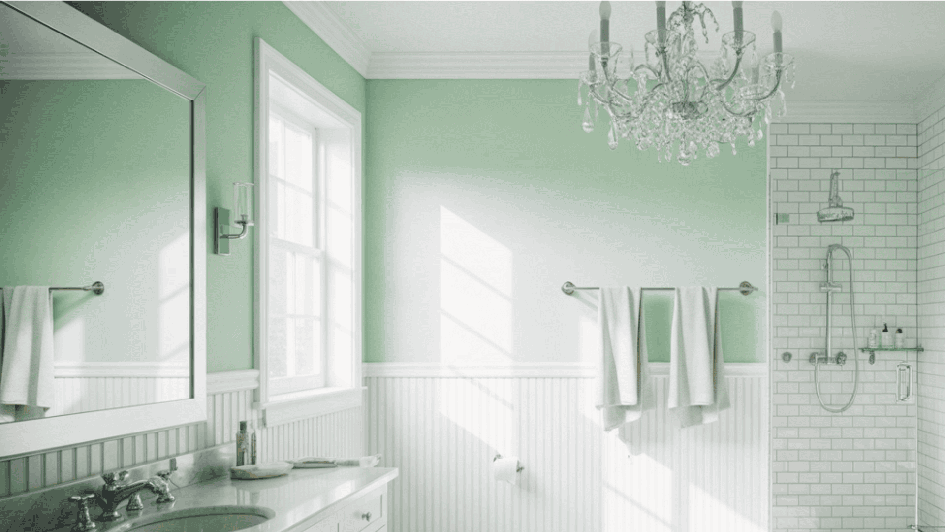 paint walls in light colors