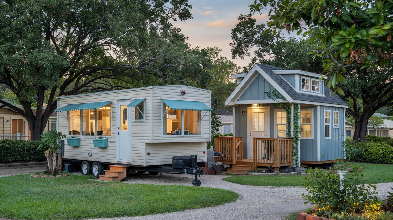 park model home vs tiny home