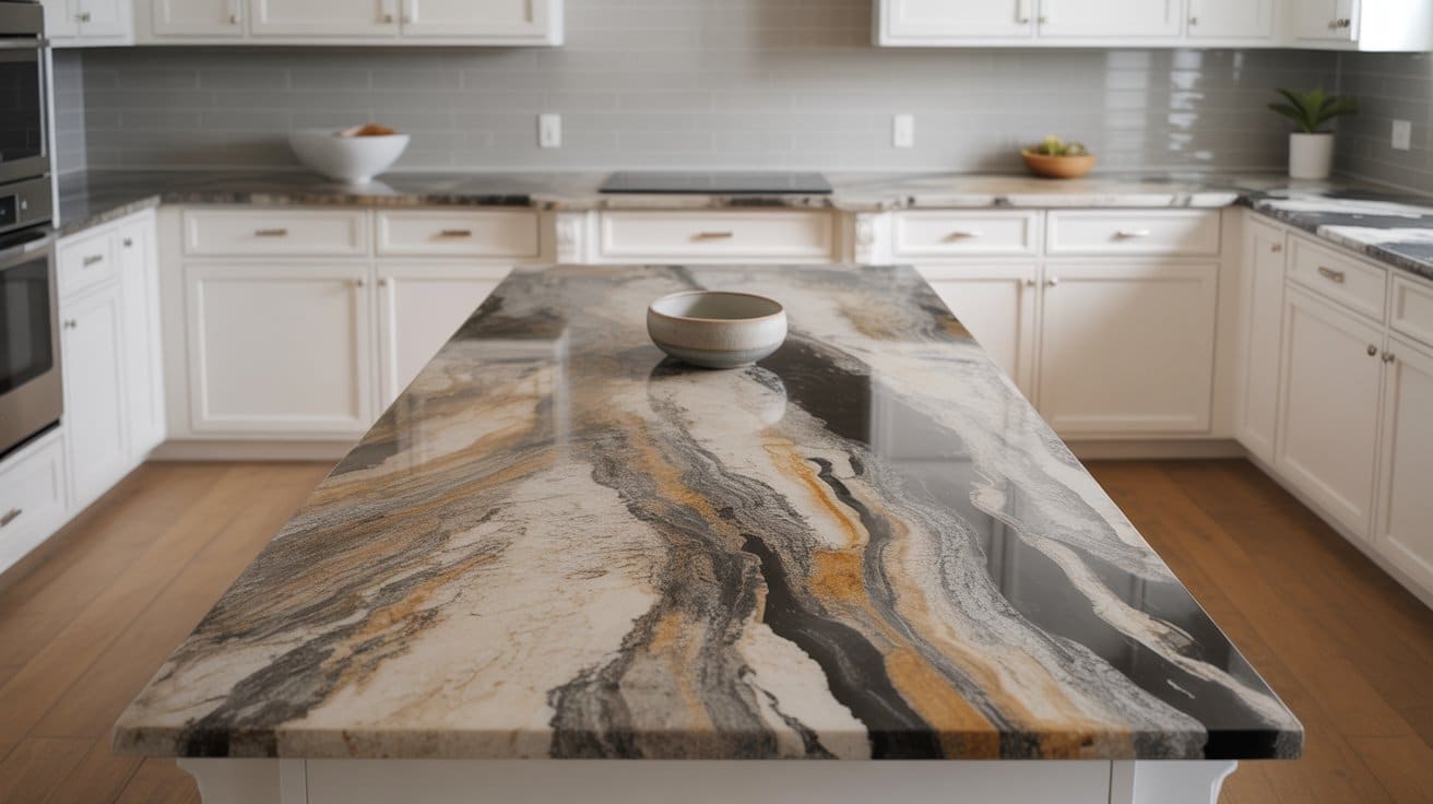 patterned granite