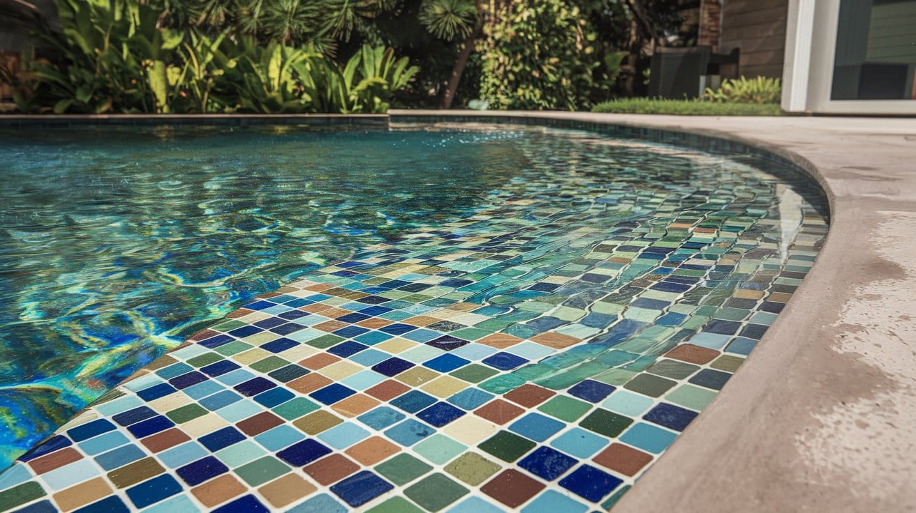 recycled glass eco tile