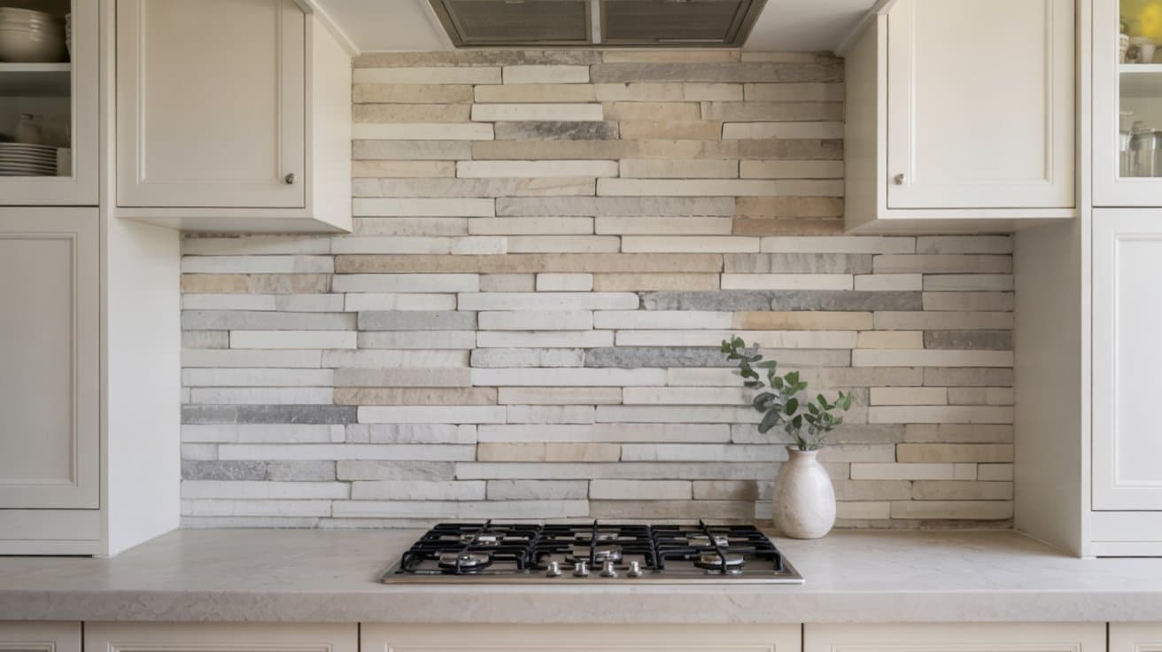 stacked natural stone