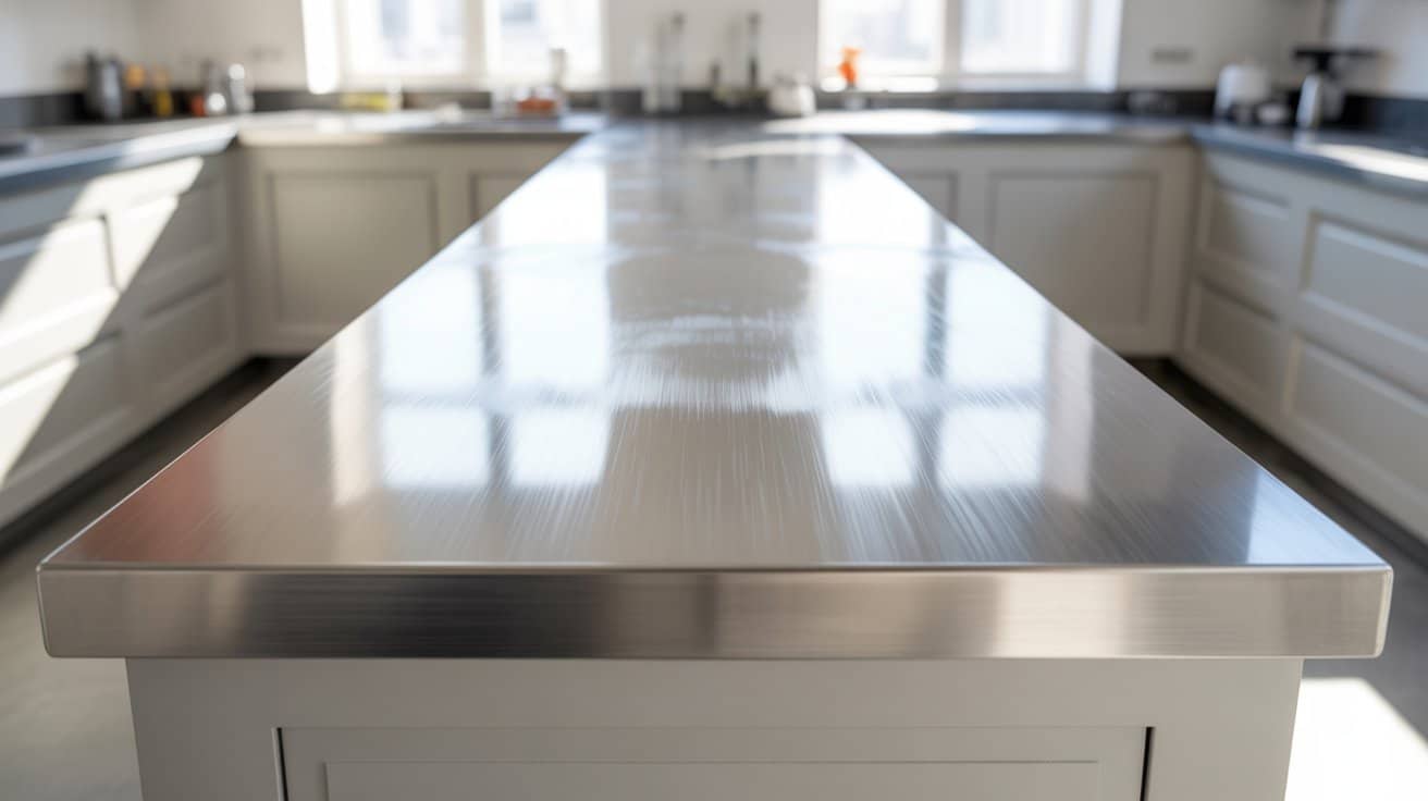 steel countertop