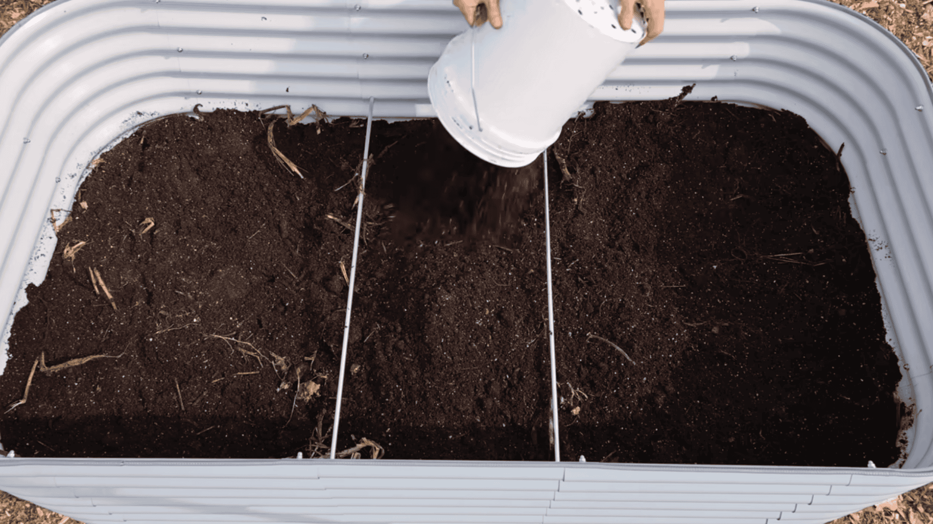 step 4 top layer quality planting soil