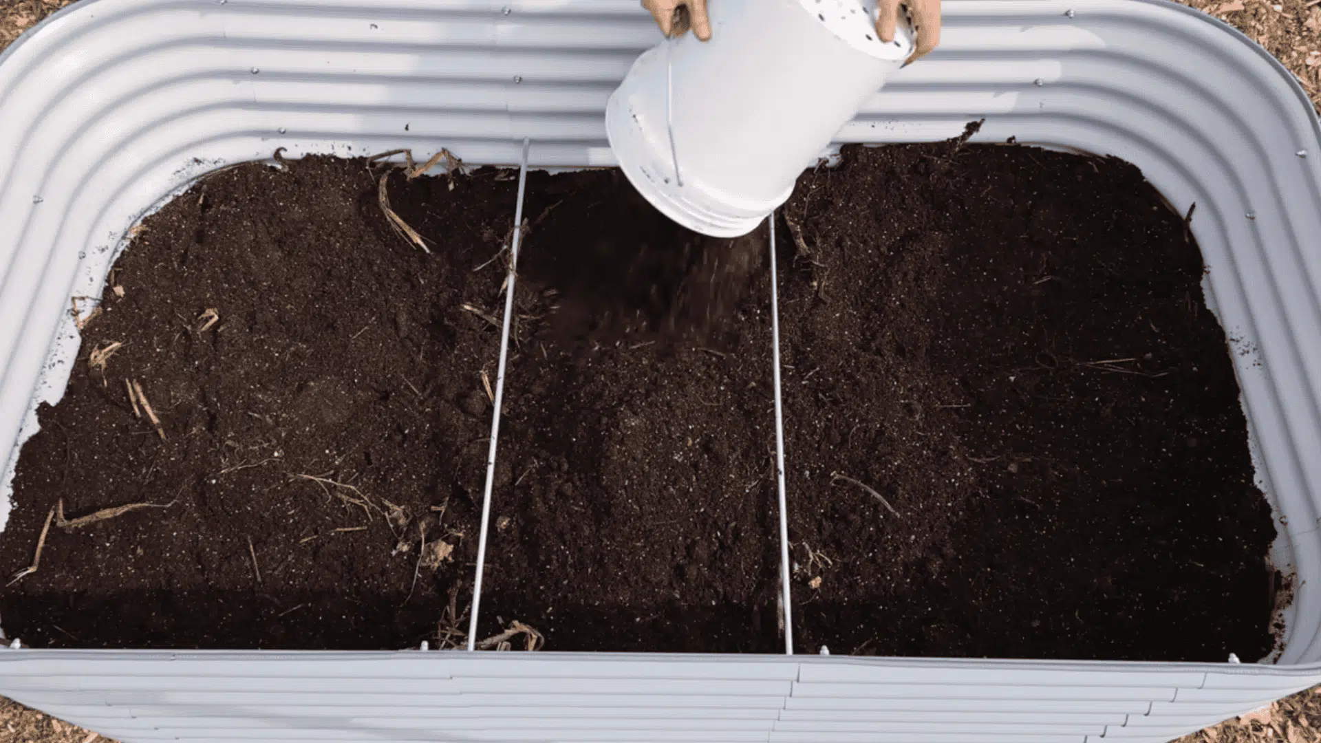 step 4 top layer quality planting soil