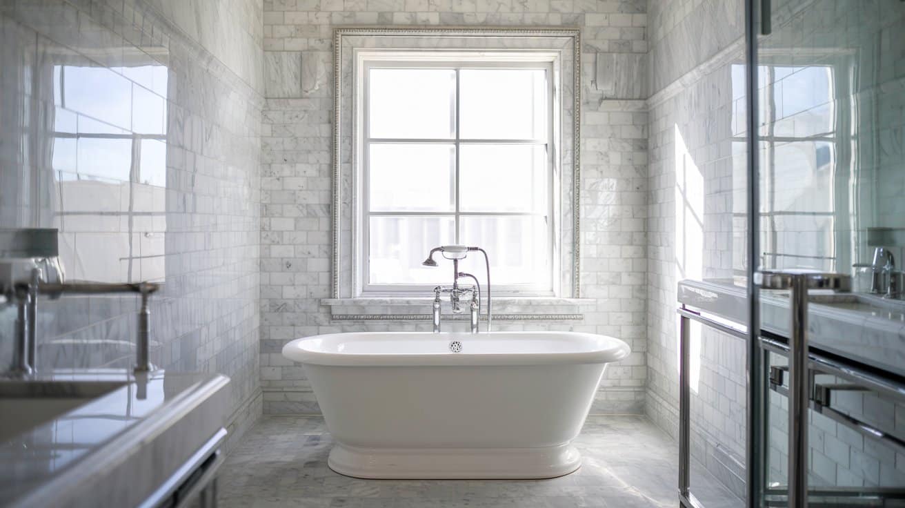 stone or tile border trim