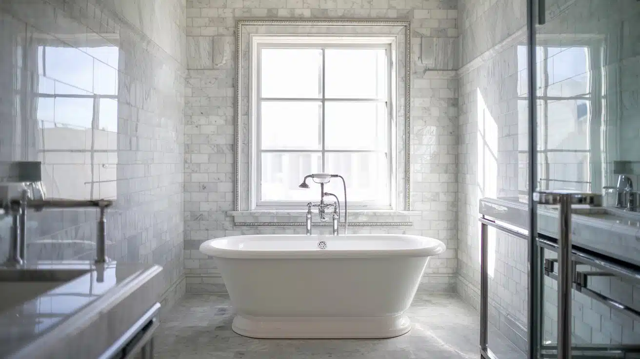 stone or tile border trim