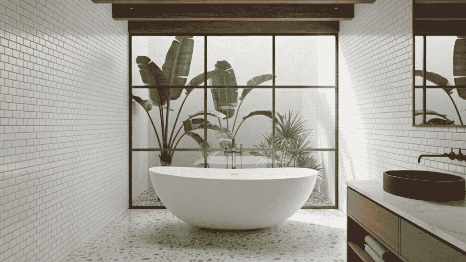 use grounding materials and texture