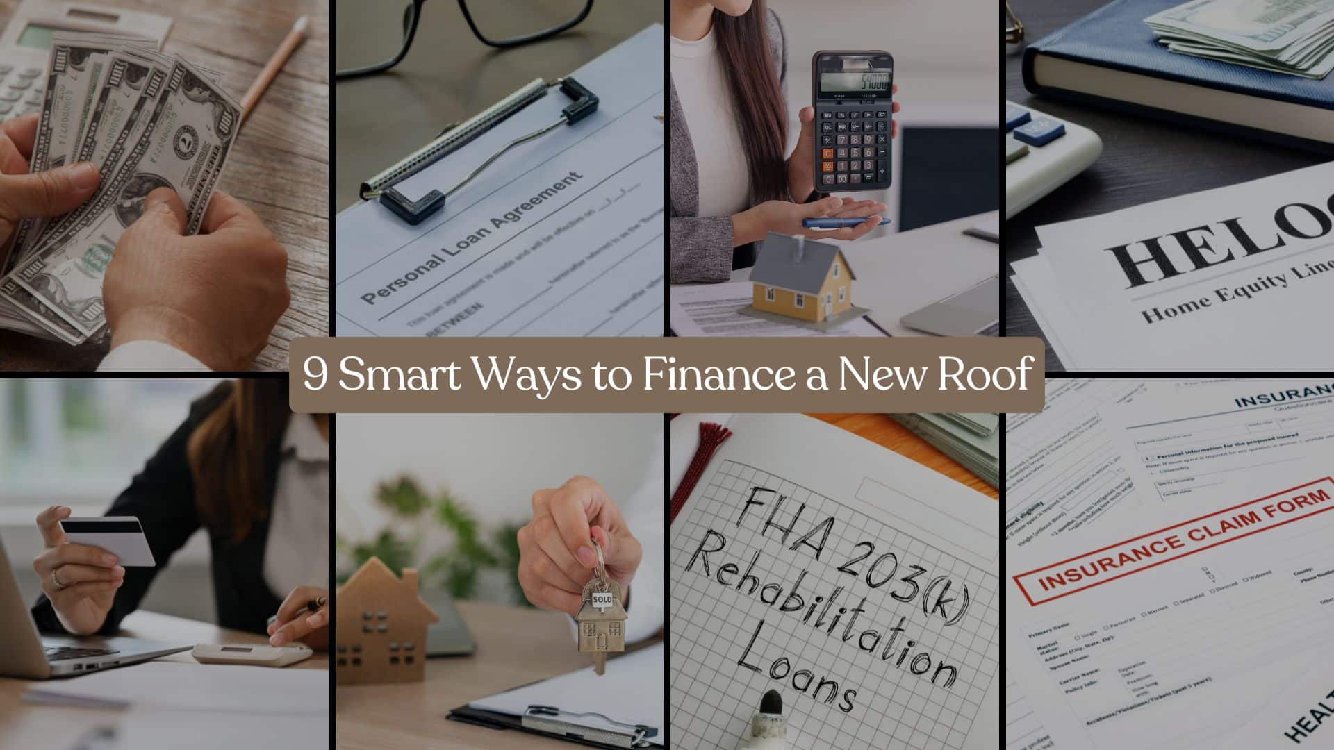 ways to pay for a roof