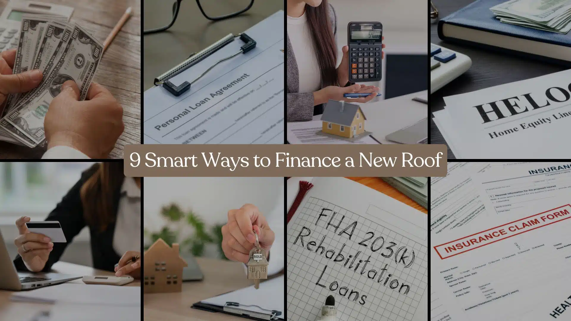 ways to pay for a roof