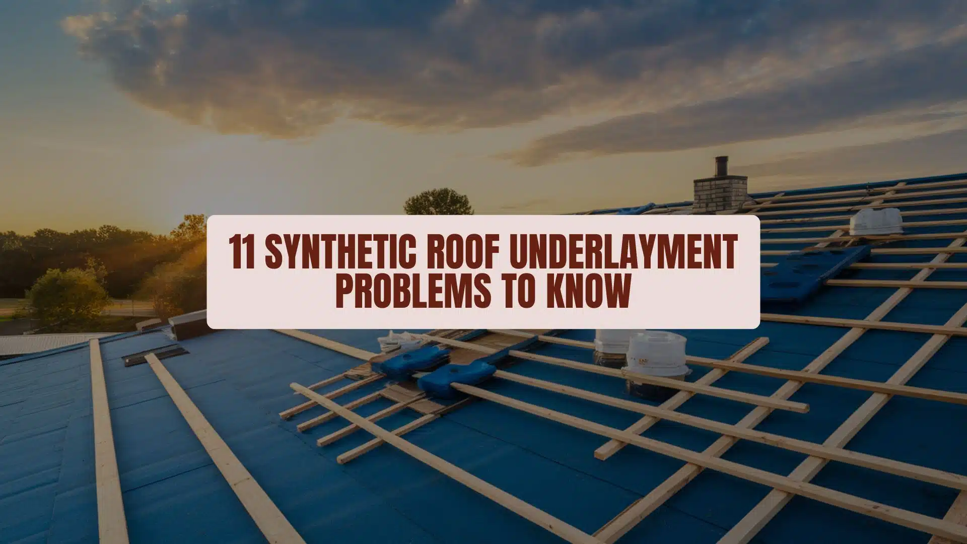 what is synthetic roof underlayment