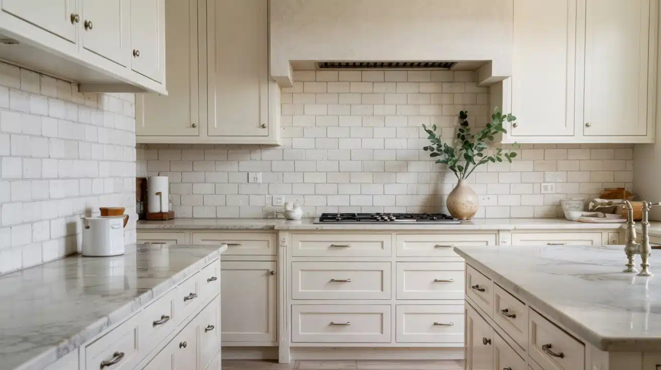 white cabinet with texture