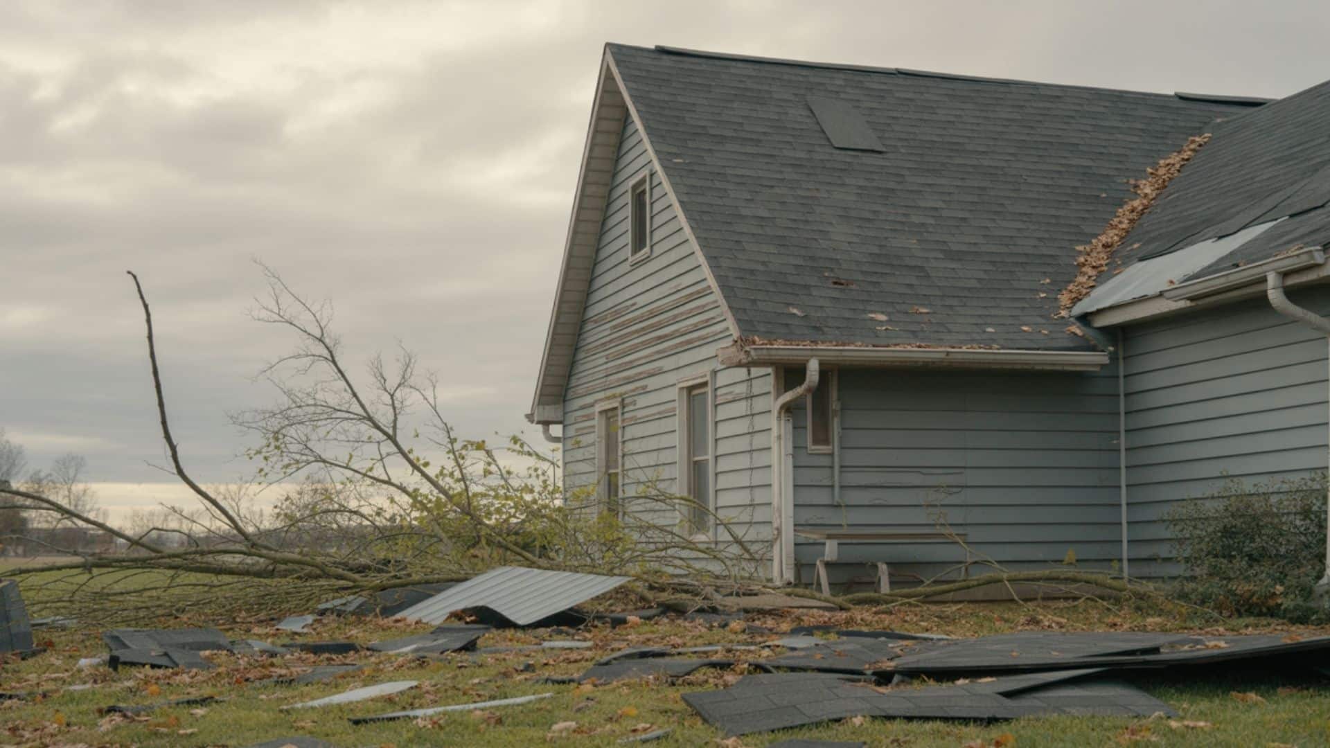 wind damage roof repair