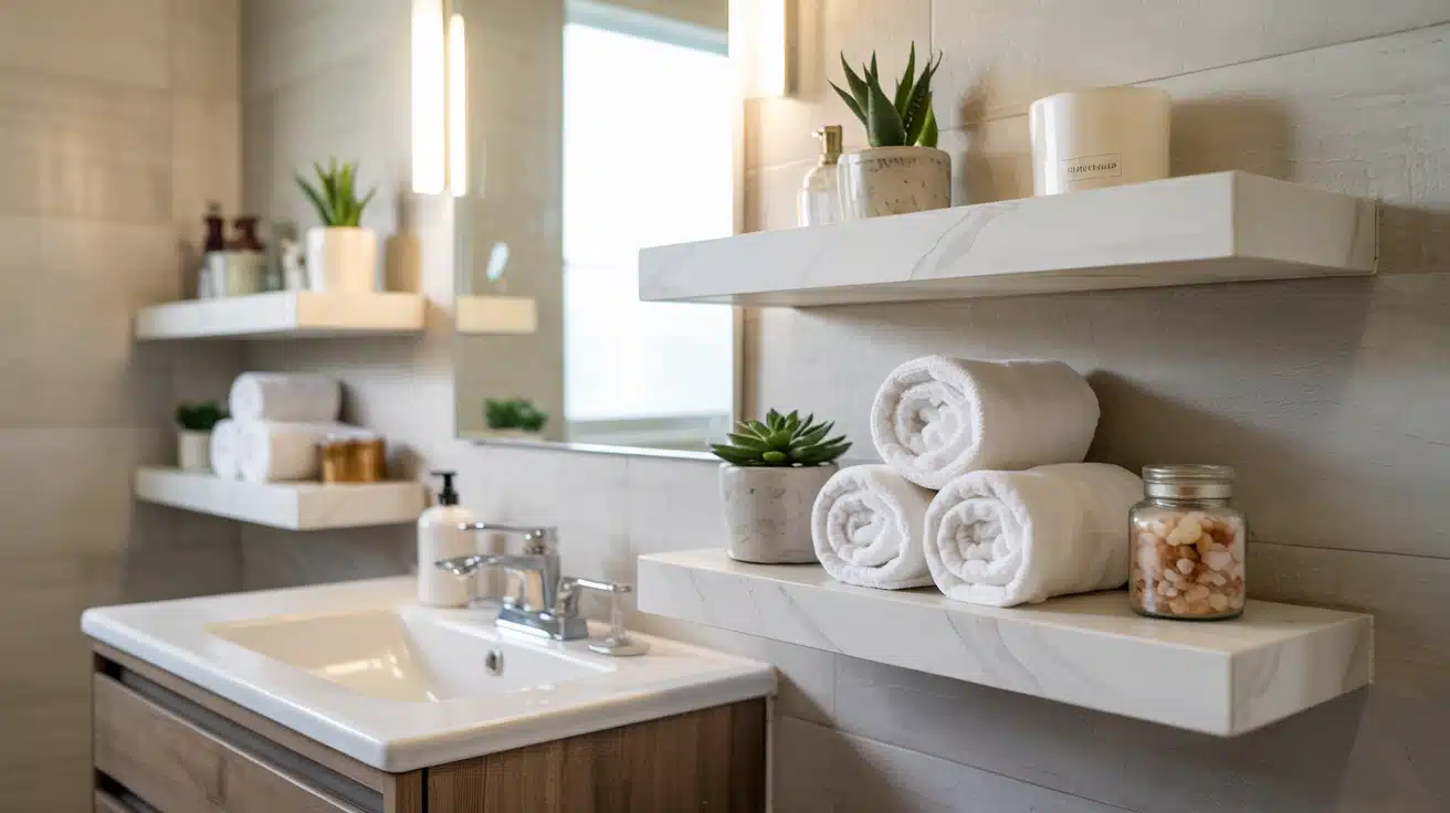 Add Floating Shelves