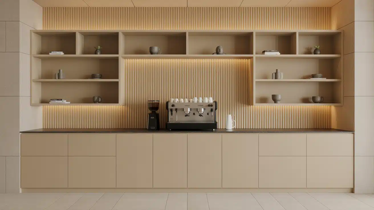 Built In Coffee Wall