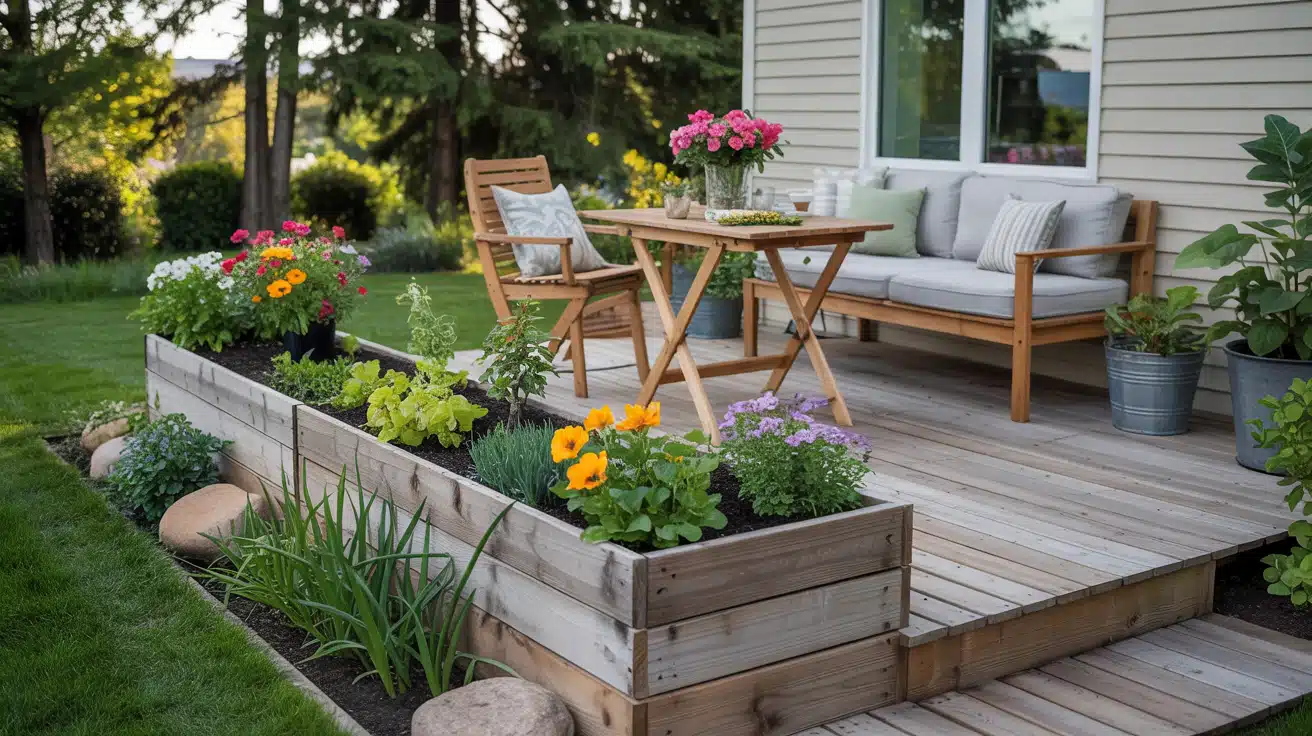 Garden Bed Deck