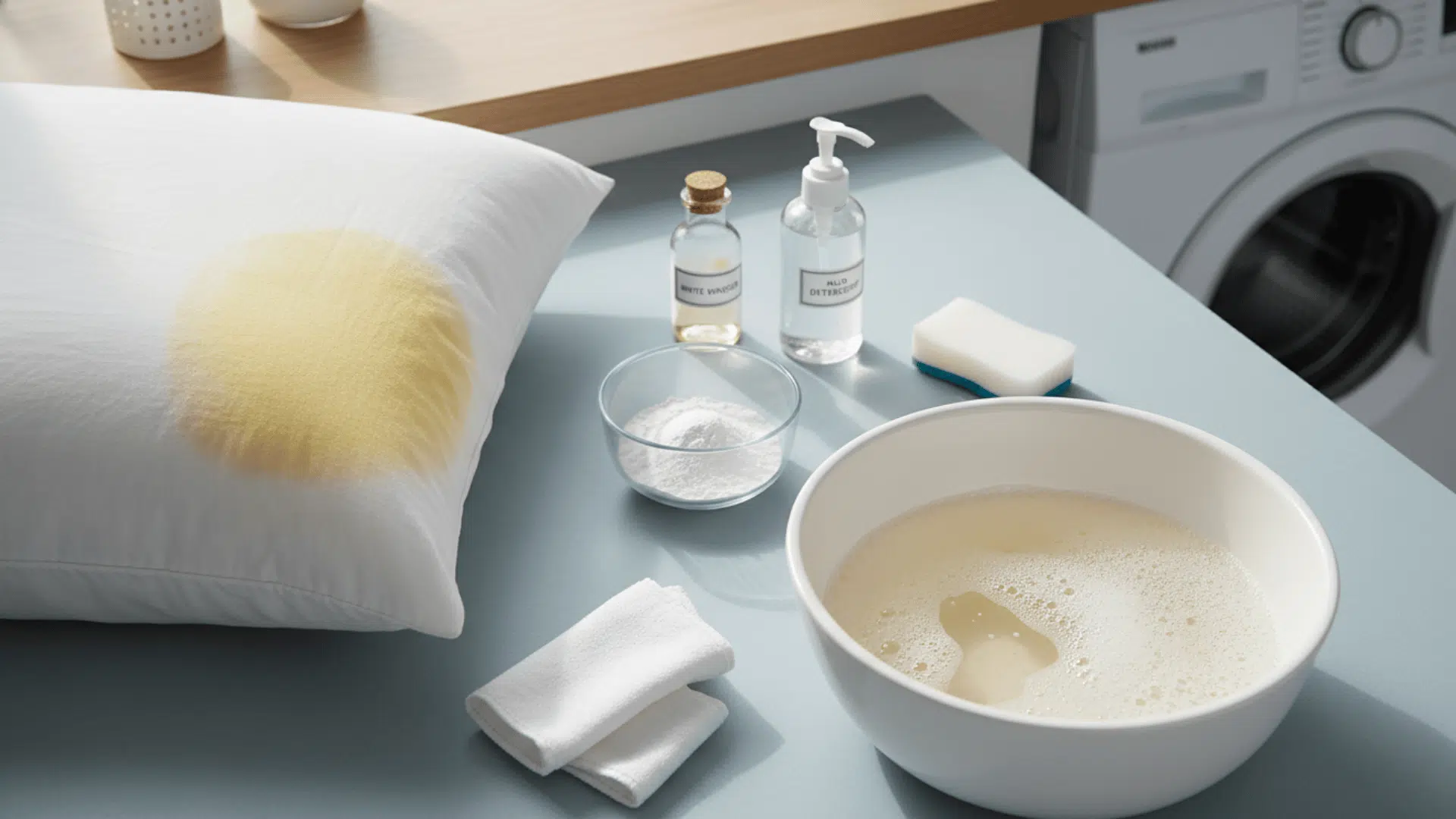 How to Remove Yellow Stains From Pillows