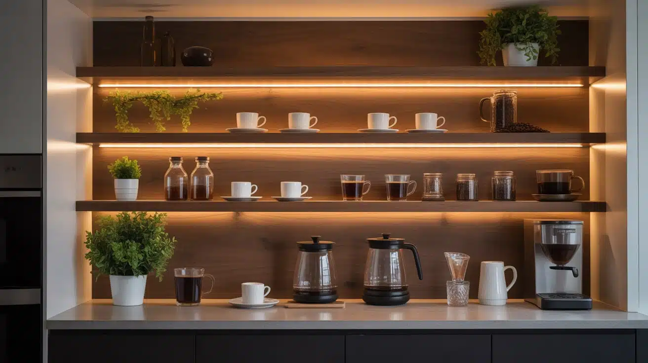 LED Lit Shelf
