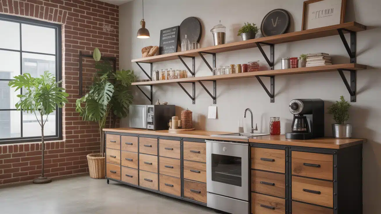 Metal and Wood Station