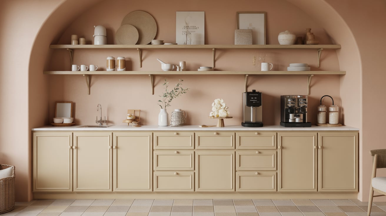 Neutral Tone Coffee Station