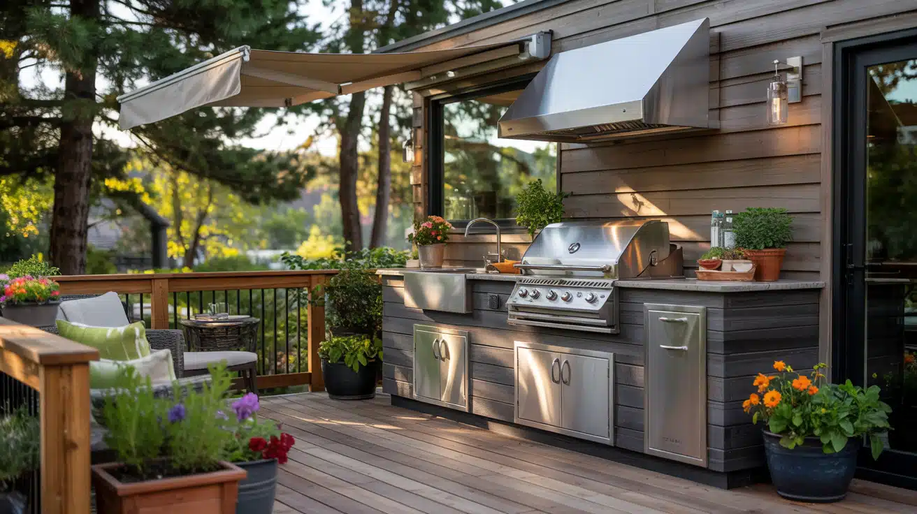 Outdoor Kitchen Deck