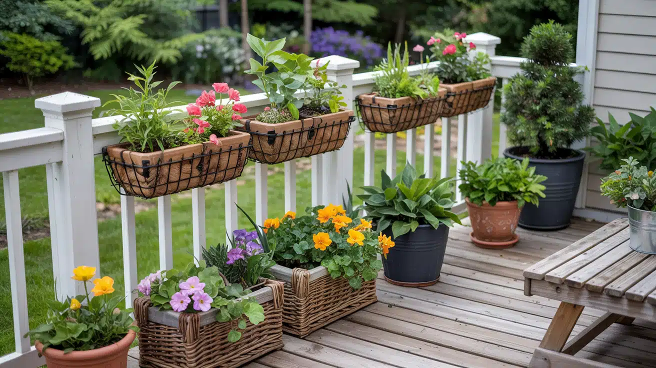 Tiered Garden Railing