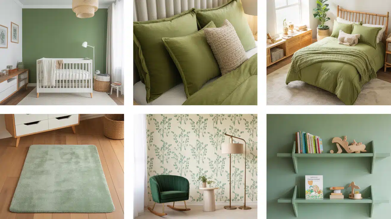 green nursery ideas
