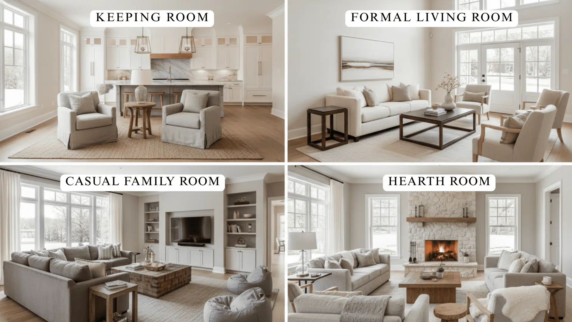 Keeping Room vs. Living Room vs. Family Room vs. Hearth Room