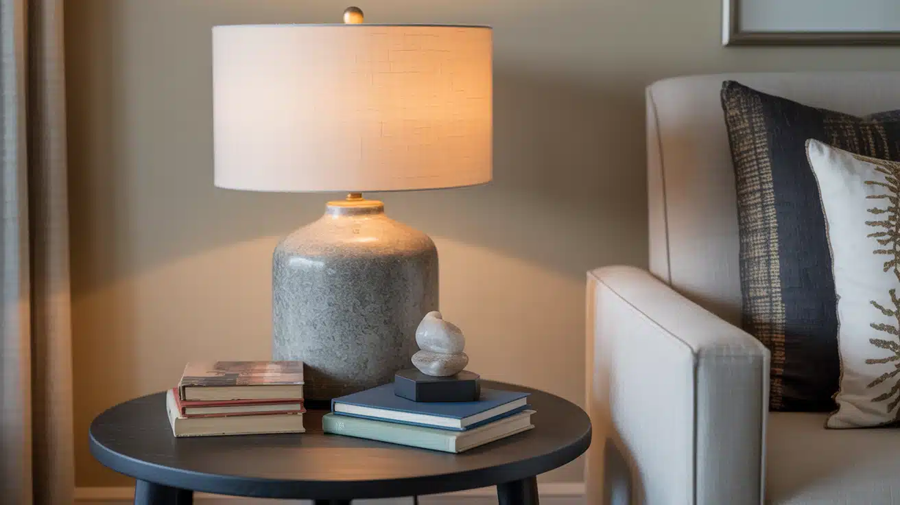 Table Lamp Book Stack Small Accent