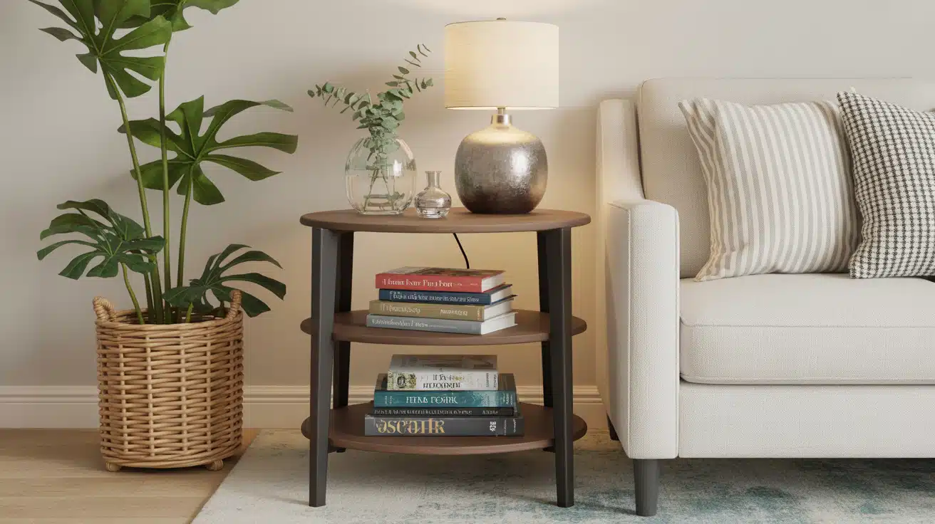 Two Tiered End Table