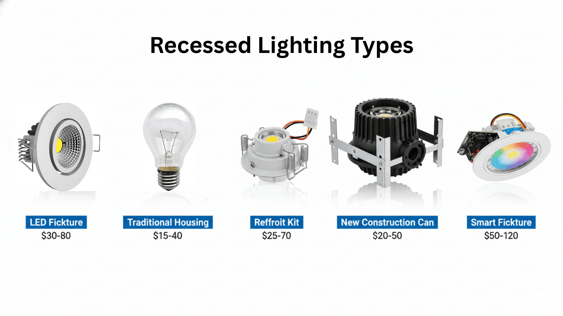 Types of Recessed Lighting Fixtures